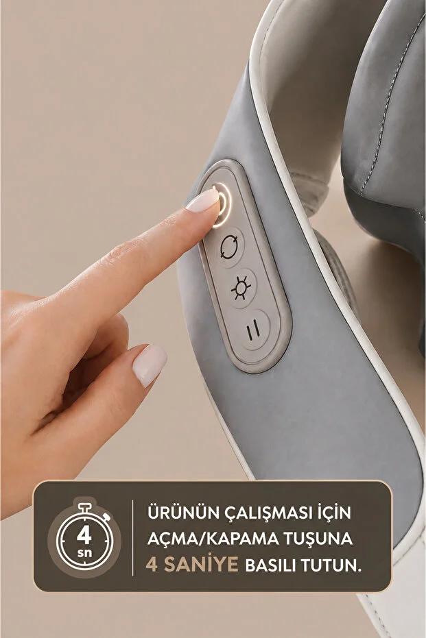 İnsan Eli Hissi Veren Şarjlı Masaj Aleti – Ovmalı, Boyun, Sırt Ve Bacak Masaj Cihazı